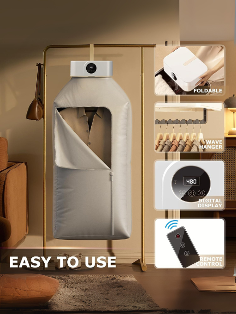 SECADOR ELECTRICO  PLEGABLE DE ROPA