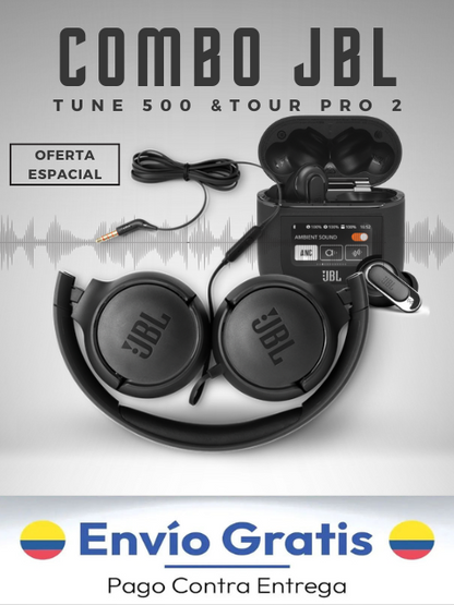 🎧🎶 JBL Tune 500 & Tour Pro 2 | Potencia + Comodidad en un solo combo